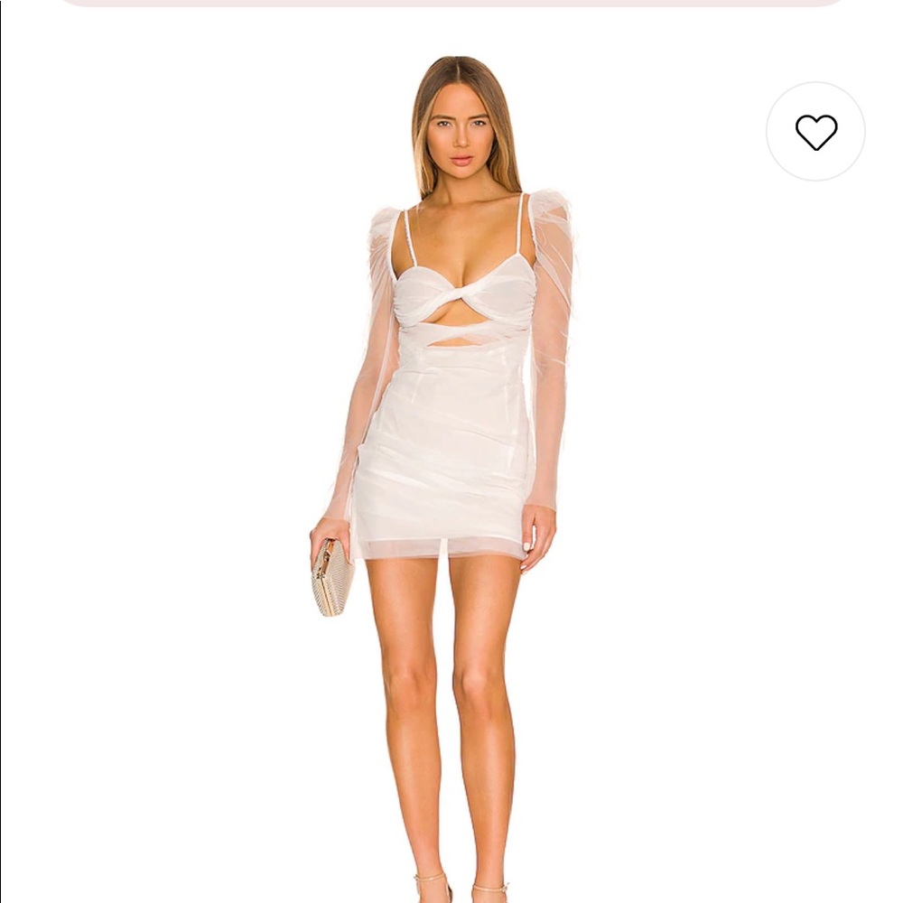 The Bar Jean Dress in White